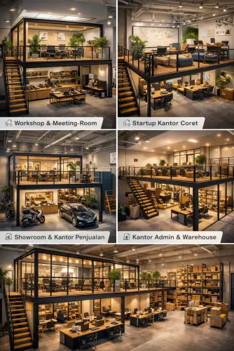 Mezzanine Ruang Kantor di Jatiasih